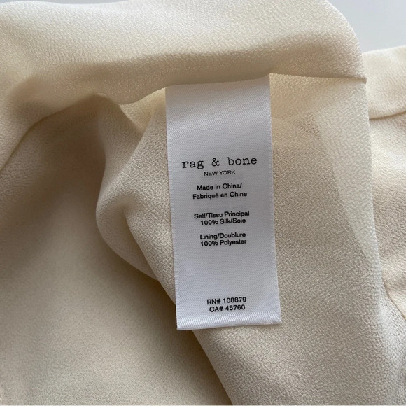 NWT Rag & Bone Jaci Silk Cami in Light Dove size 12 - Picture 8 of 9